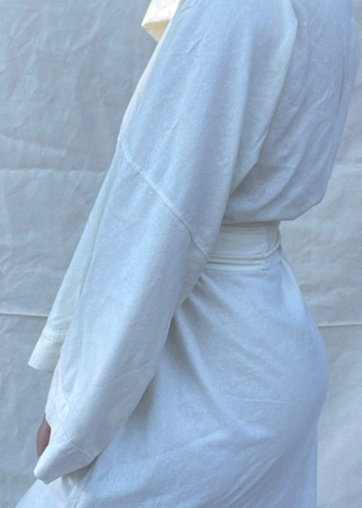 Honeydove Raw Silk House Robe