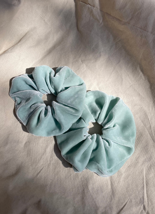 Signature Honeydove Silk Velvet Scrunchies