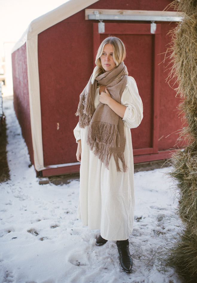 Raw Silk Cozy Dress