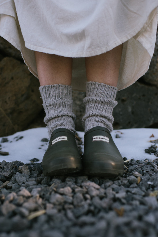 Alpaca Chunky Knit Socks