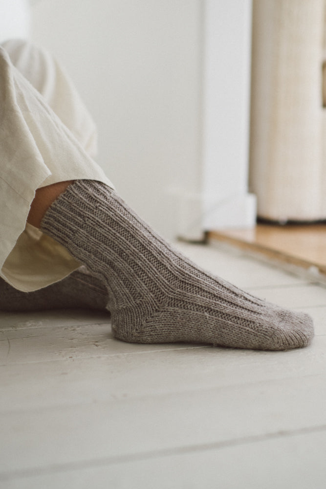 Alpaca Chunky Knit Socks