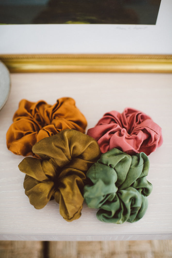 Signature Honeydove Silk Scrunchie