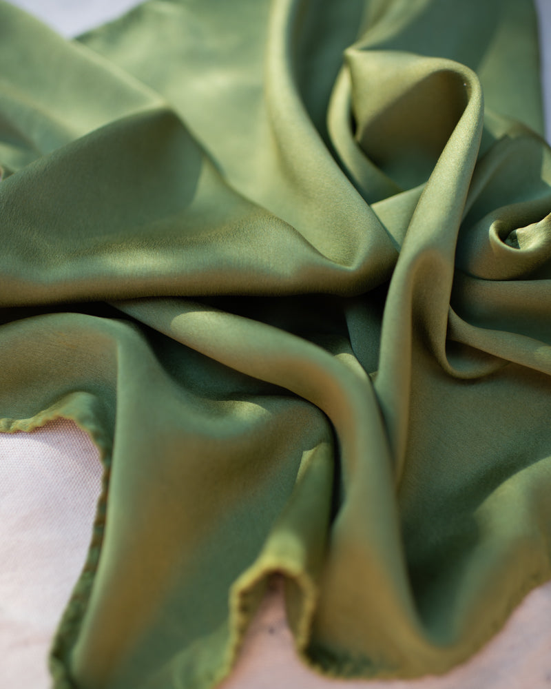 Evergreen Silk Scarf