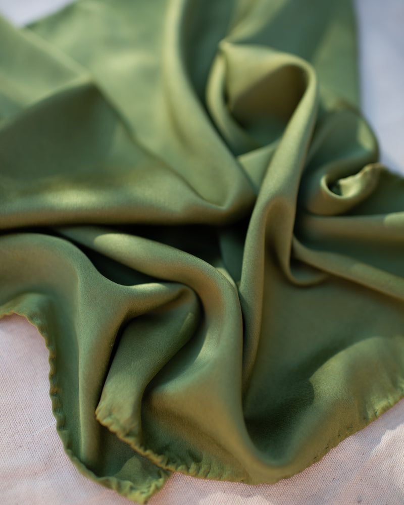 Evergreen Silk Scarf